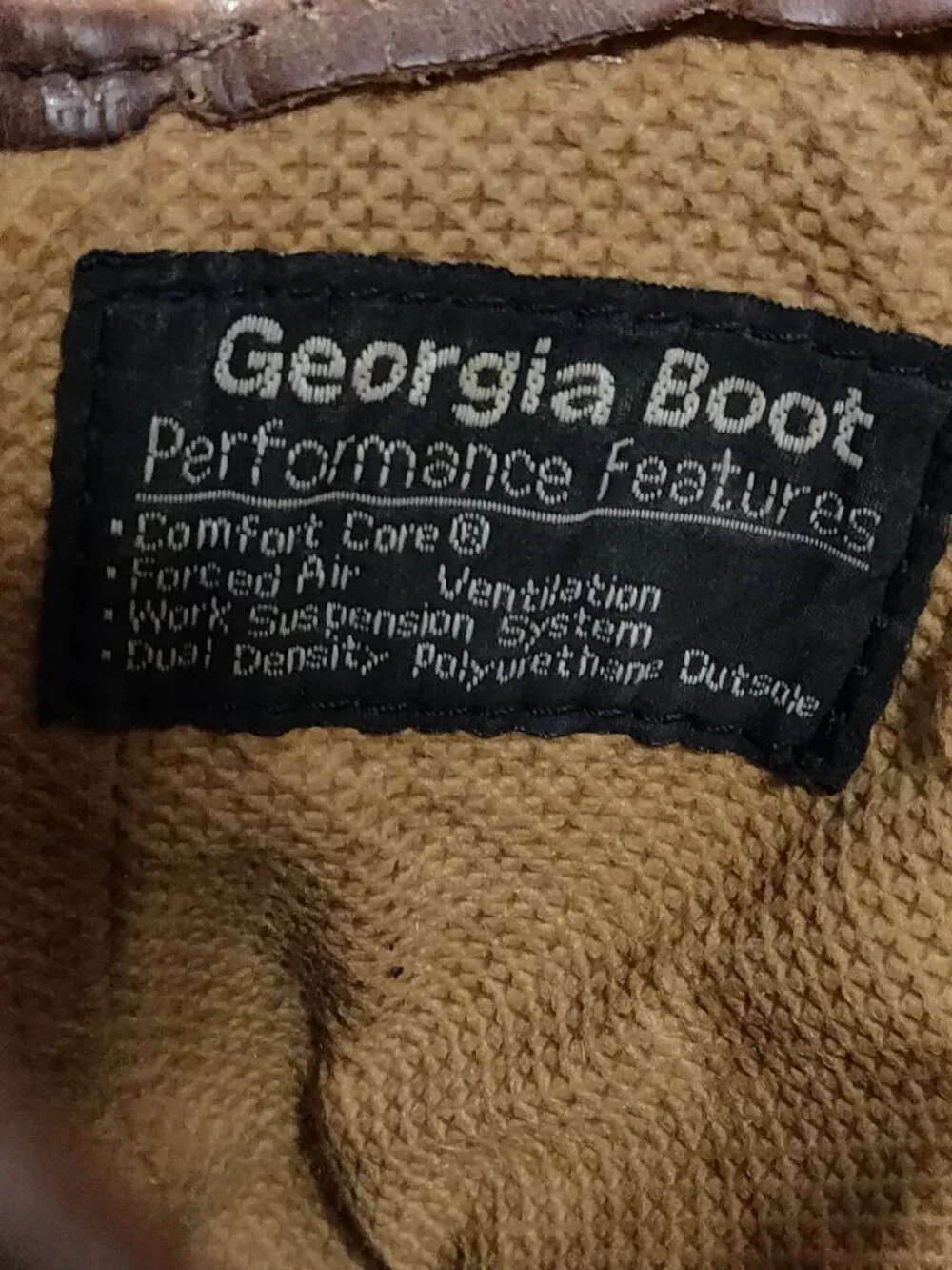 Georgia Boot Wellington In Tan Cheyenne Leather Men US 8M